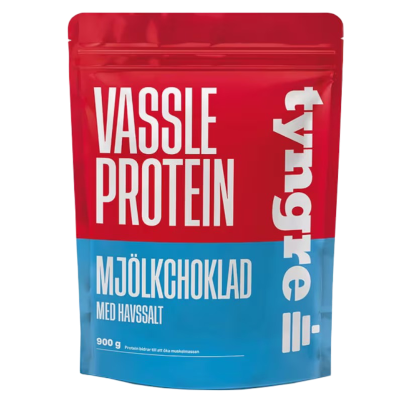 Tyngre Vassle Protein Mjölkchoklad med Havssalt 900 g